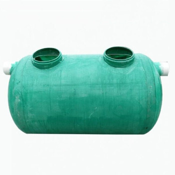 绿娜 玻璃钢化粪池隔油池 3m³ 绿色