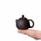 国产迷你精品 可养茶壶 创意指尖壶 功夫茶具茶宠摆件 棕黑色西施壶 . 棕黑色西施壶