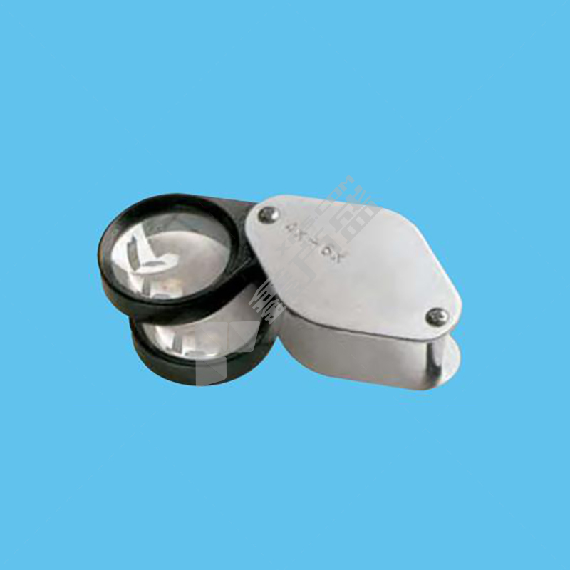 巴可Baco 袖珍折叠放大镜黄铜壳 211187-4X/6X/10X直径30mm
