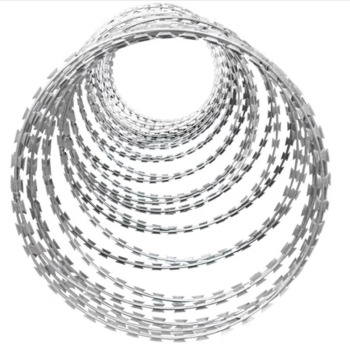 国产优质 高锌螺旋直径50厘米覆盖1米防盗网刀片刺绳 单螺旋