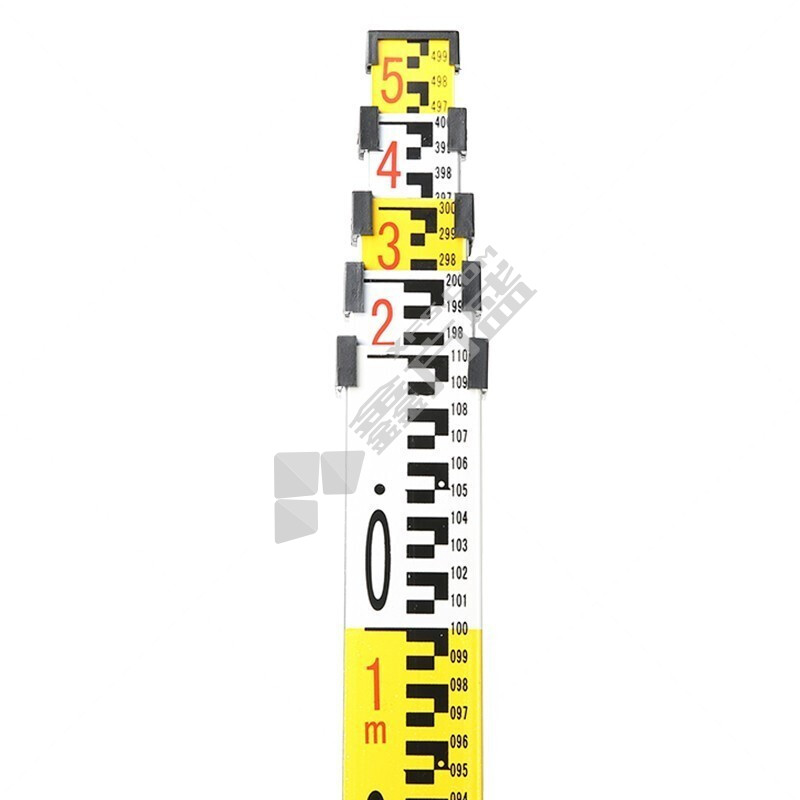 优利德测量伸缩刻度标尺加厚铝合金水准仪塔尺5米. LM311