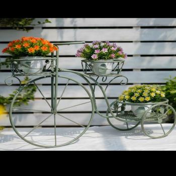 园林自行车型花盆摆件. 1