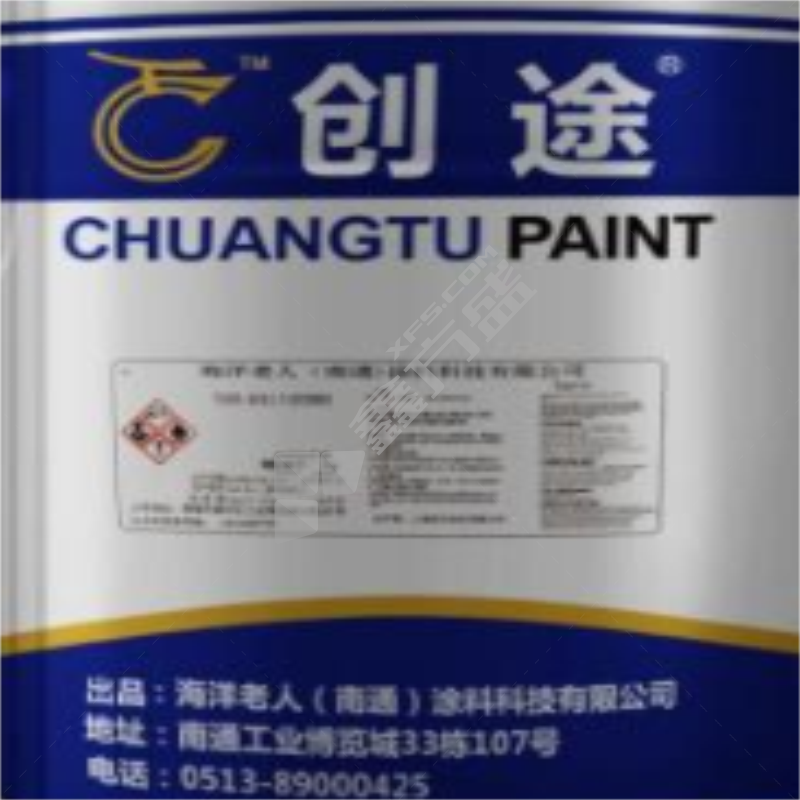 创途 酚醛调和漆 F03-1，国标GY04草绿，15kg/桶