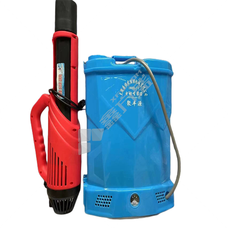 聚丰源 20L电动高压送风筒消毒新型弥雾机 24A大功率泵＋微喷消毒专用风筒 一套装 蓝色