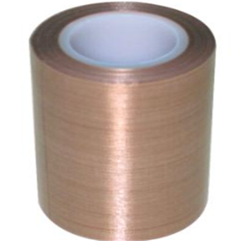 美澳 特氟龙PTFE玻璃纤维布耐高温胶带 棕色，0.18mm*100mm*10m