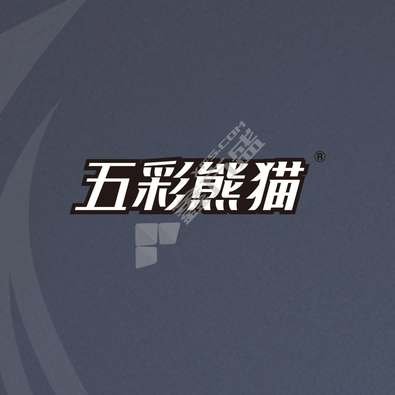 五彩熊猫金属雕花板 60X300（厘米） 可定制