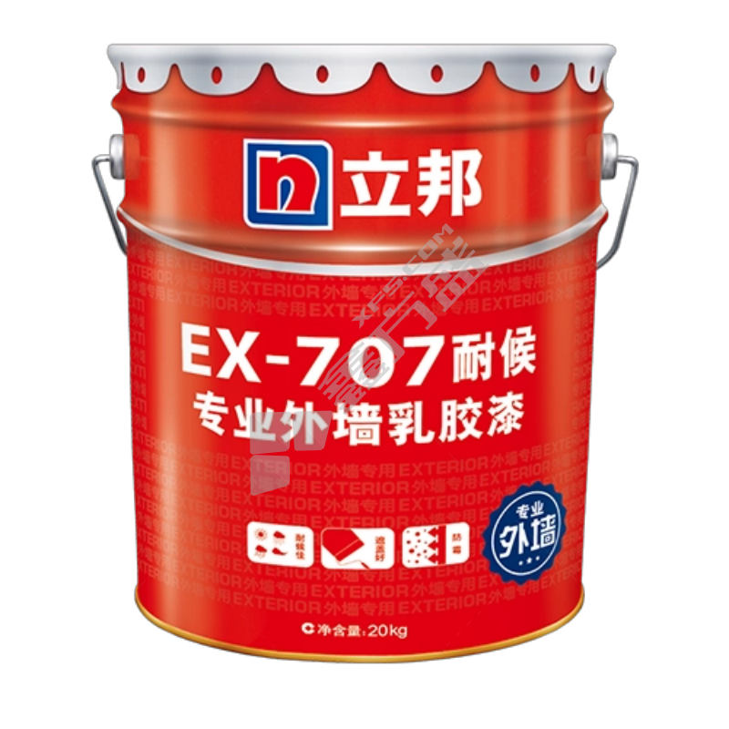 立邦 外墙乳胶漆 15kg/桶(红) 红