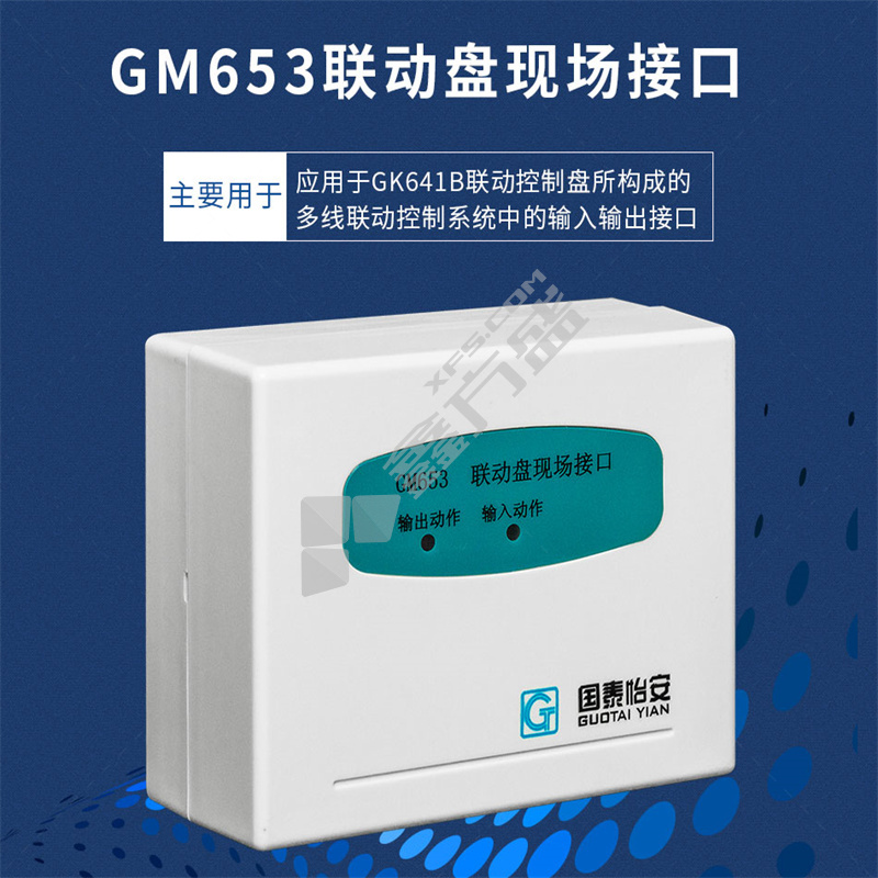 国泰怡安联动盘现场接口带底座G6系列GM653 GM653