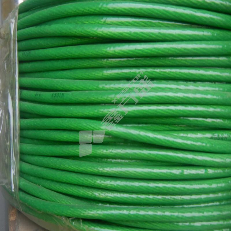 腾海 钢丝绳 12# 软丝绳 1000m/盘 带绿色外皮