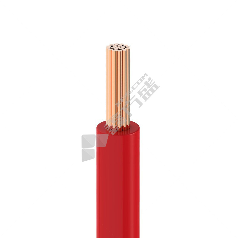 起帆 电线电缆 单芯多股铜芯软线 BVR2.5 红色火线