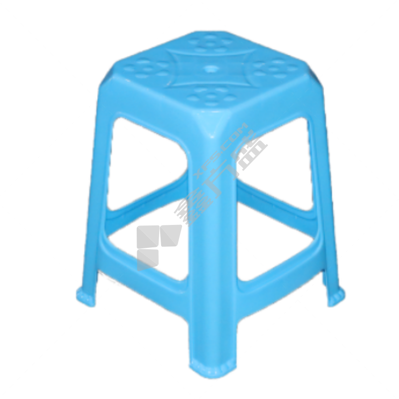 闽乐 塑料椅 47cm 蓝