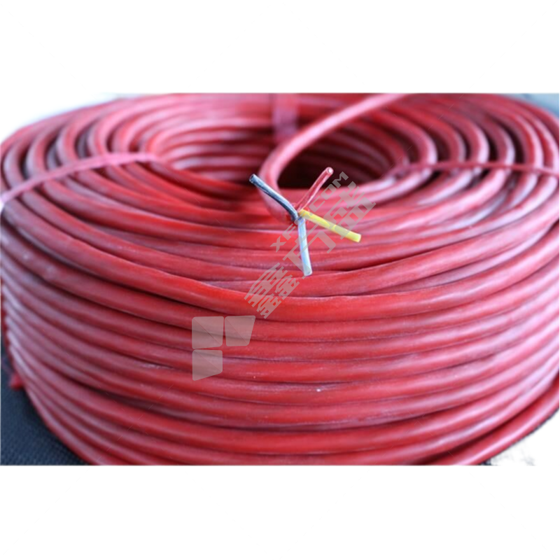 金世纪 硅橡胶电缆 YGC3*6mm²+1*4mm² 100米 1卷 护套红色 红色