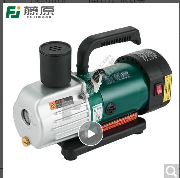 #藤原旋片真空泵 单级旋片式真空泵PCV-2MSV配电磁阀+真空表