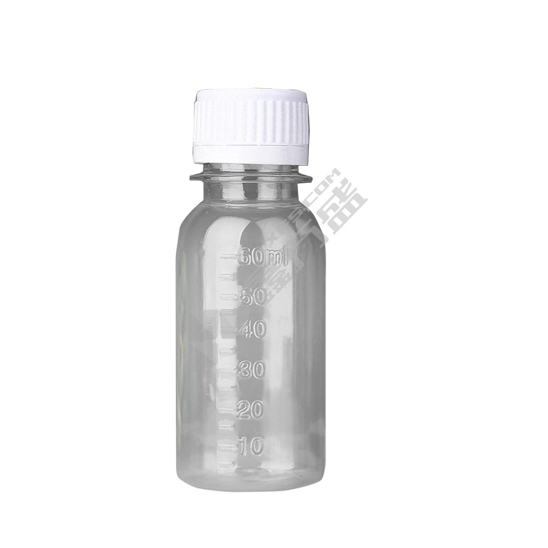 合益能创 小口刻度透明塑料瓶 分装瓶 密封液体取样瓶瓶200ml 200ml