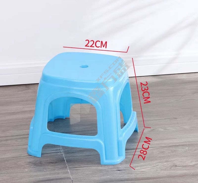 #塑料小凳子 蓝色小号高23cm