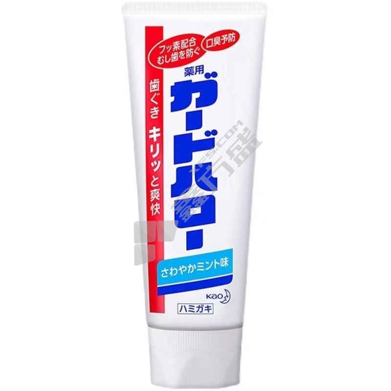 花王防蛀美白牙膏 165g 白色