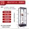#手办展示柜家用防尘玻璃柜透明奖牌陈列柜书柜  黑色60*30*160
