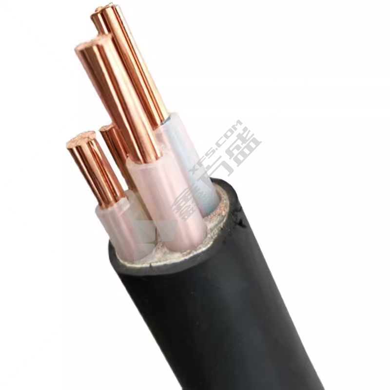 中明 C级阻燃动力电缆 ZC-YJV-0.6/1KV-4*2.5mm² 起订量100米