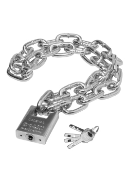 #CAB链锁 长度：1m
链条粗度：6mm
材质：镀锌钢
带防剪锁