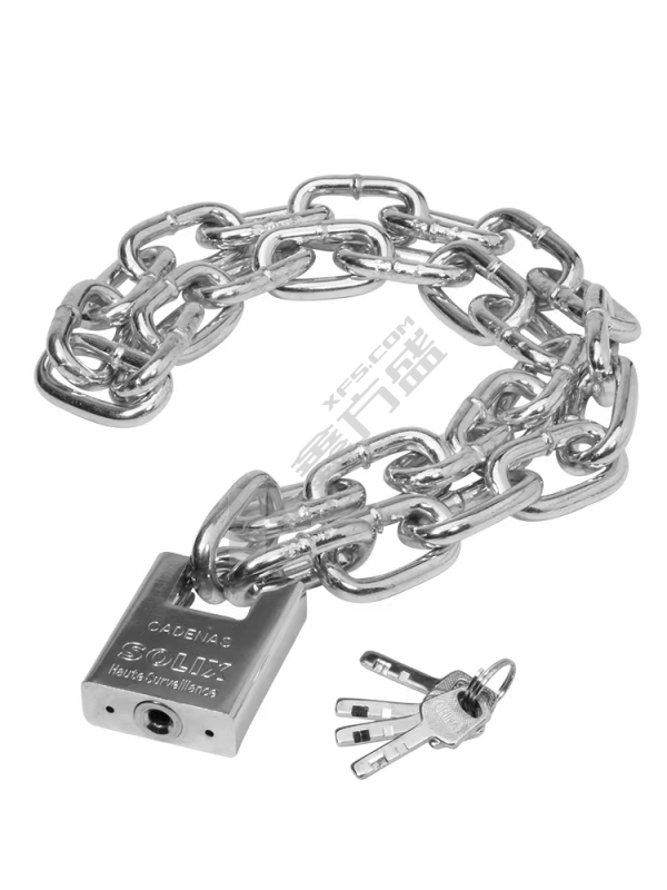 #CAB链锁 长度：1m
链条粗度：6mm
材质：镀锌钢
带防剪锁