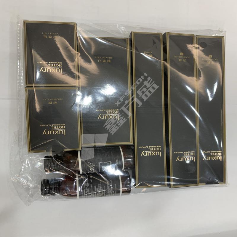 荣凯一次性酒店高档洗护用品套装9件套 J1205-34