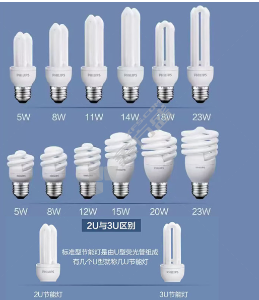 飞利浦 螺旋节能灯 23W/白光/E27