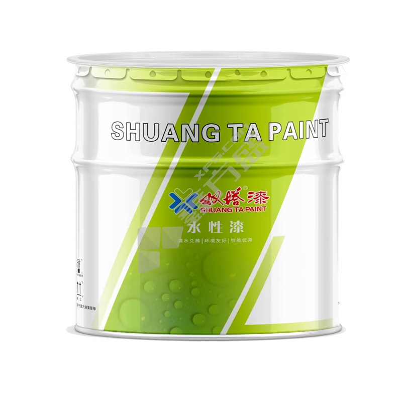 双塔 水性醇酸磁漆 桔红 R05 20kg/桶