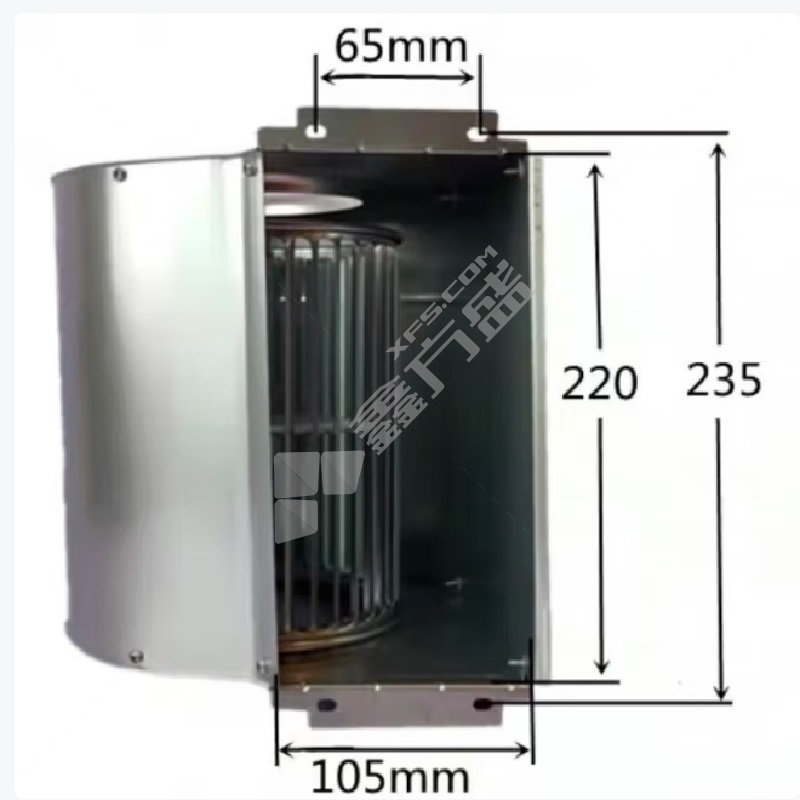 恒百思 中央空调电机壳 H1C1/145mm*190mm*孔12mm*壳220mm