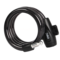 得力 黑色钢缆锁 DL508011/1.2m