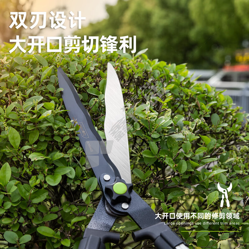 得力 鋁合金伸縮整籬剪 DL580422/35英寸/55C鋼材
