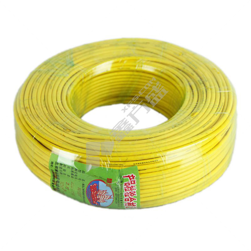 慧远 100米 耐火塑铜电线 N-BV 450/750V 1*4平方 黄色