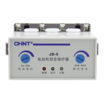 正泰 CHNT 电动机保护器JD-5型AC380V JD-5 20A～80A AC380V