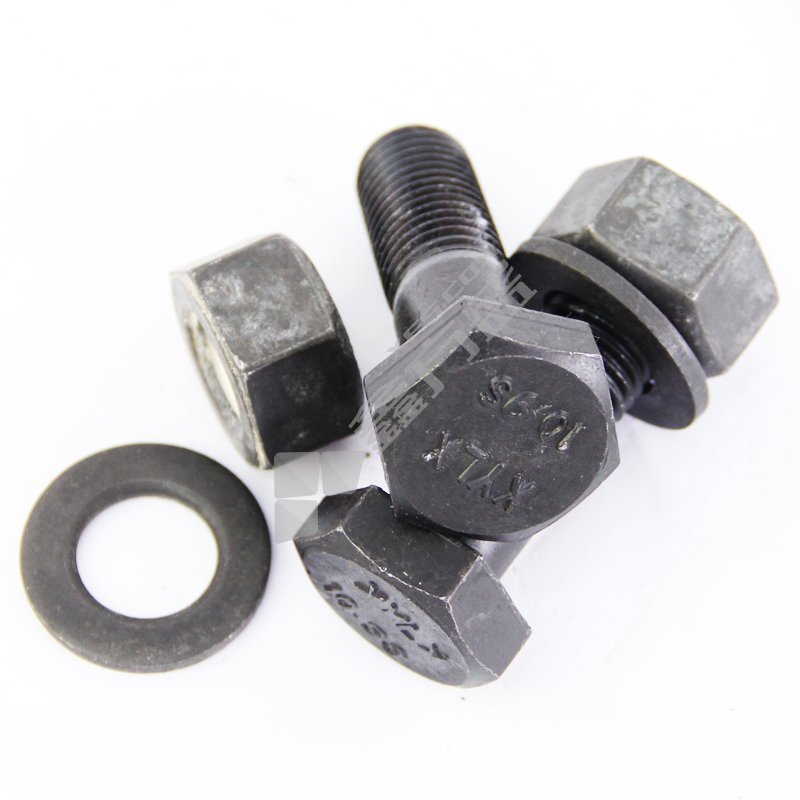 九龙 GB1228直径16-22 10.9级钢结构大六角螺栓 M20 60mm