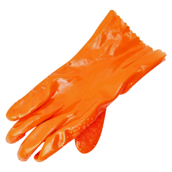东亚 807 浸塑颗粒防滑手套 807 XL 橘色 橡胶