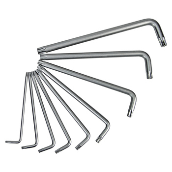 世达sata 加长中孔花形扳手9件套 1.5mm~10mm(09702)