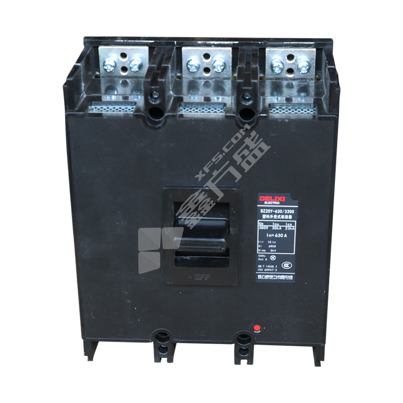 德力西DELIXI 塑壳断路器DZ20Y-630/3300型 DZ20Y-630/3300 500A 带排