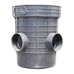 海井 塑料检查井沉泥式90°弯头井座 600*500