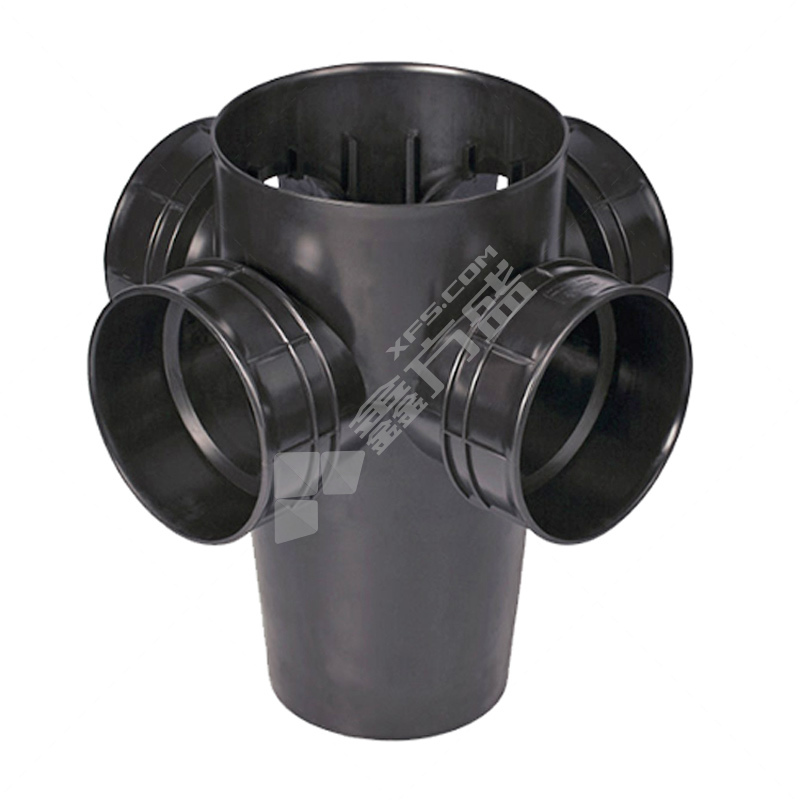 海井 塑料检查井沉泥式四通井座 带收口井 1000*400