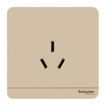 施耐德 绎尚系列 三孔开关插座面板 E83426-16CS-WG-C1 16A