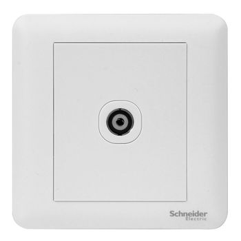 施耐德 畅意系列 一位电视插座 A3B51TV 白色 10A