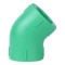 伟星 PPR弯头45° 绿色 32 绿色