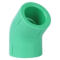 伟星 PPR弯头45° 绿色 32 绿色