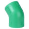 伟星 PPR弯头45° 绿色 32 绿色