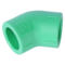 伟星 PPR弯头45° 绿色 32 绿色