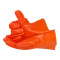 博尔格 708 浸塑颗粒防滑手套 708 XL 橘色 PVC