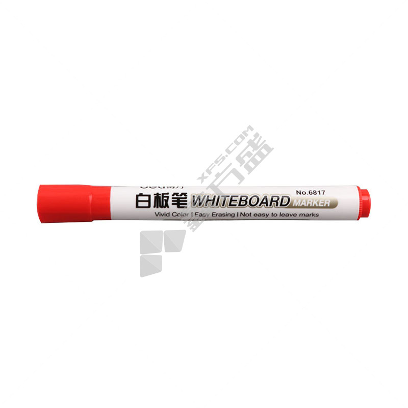 得力 6817 1.8mm白板笔 红色 1.8mm 6817