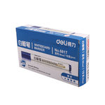 得力 6817 1.8mm白板笔 蓝色 1.8mm 6817