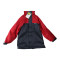 代尔塔 时尚款棉大衣 405321 均码 红蓝色