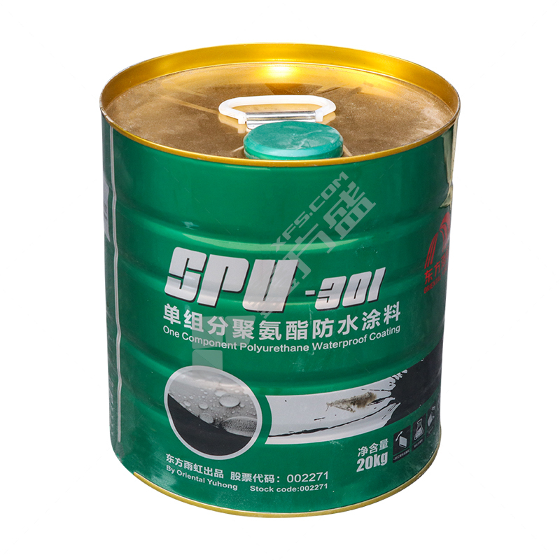 东方雨虹 SPU301 单组分聚氨酯防水涂料 工程装 20kg 京津冀环保标准 黑色