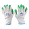 星宇 L207 粗棉纤维皱纹手套 均码 白纱绿